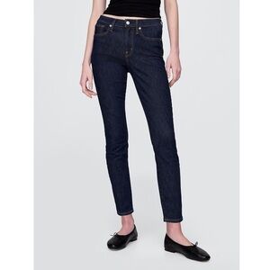 Gap Mid Rise True Skinny Jeans Dark Wash